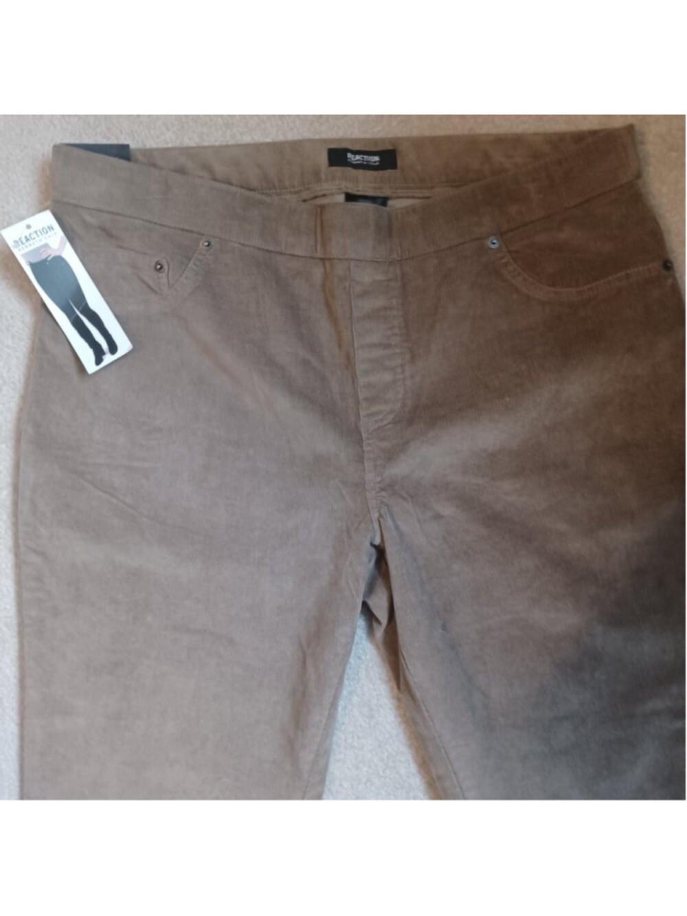 Kenneth Cole Reaction Fine wale corduroy pants NWT 14 - Picture 3 of 4